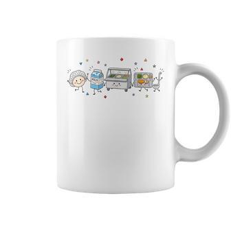 Cafeteria Worker Doodle Lunch Lady Back To School Coffee Mug - Thegiftio UK