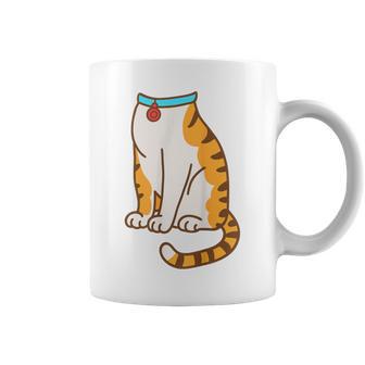 Camisa Naranja De Gato Para Adultos Niños Hombres Es Disfraz De Gato Atigrado Taza de café - Regaloses