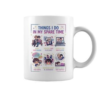 Ce Que Je Fais Pendant Mon Temps Libre Yaoi Haut De Gamme Tasse - Cadeauxyz