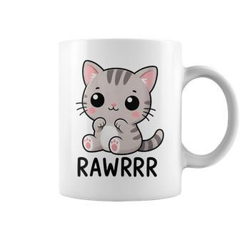 Chat Mignon Kawaii Dessin Animé Chaton Tasse - Cadeauxyz