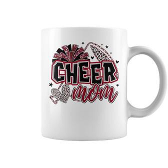 Cheer Mom Maroon Cheerleader Game Day Cheer Mama Football Coffee Mug | Seseable UK