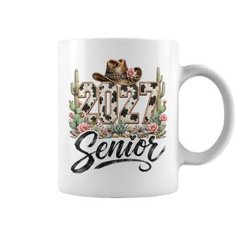 Class Of 2027 Senior Graduate Western Graduation Cactus Love Coffee Mug | Seseable UK