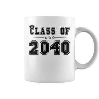 Class Of 2040 Grow With Me Graduation Handprint On Back Coffee Mug | Seseable UK