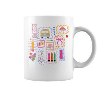 Coquette Bow Teacher Back To School Teacher Life Student Kid Coffee Mug - Thegiftio UK