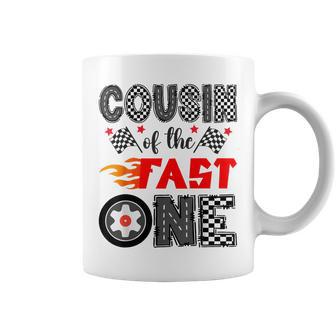 Cousin Of The Fast One Car Racing 1St Birthday Boy Coffee Mug - Thegiftio UK