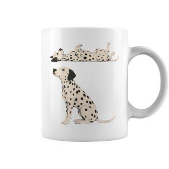 Dalmatian Dog Graphic Red Spotted Dog Lover Coffee Mug - Thegiftio UK