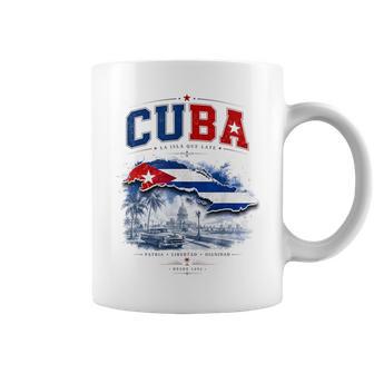 De La Bandera De Cuba Mapas Cubanos De Cuba Para Es Y Hombres Taza de café - Regaloses