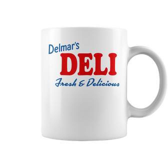 Delmar's Deli Fresh And Delicious Coffee Mug - Thegiftio UK
