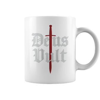 Deusult Caballero Del Templo Católico Taza de café - Regaloses