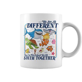 We Are All Different School Ocean Animals Inclusion Theme Coffee Mug | Seseable UK