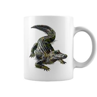 Diseñointage De Reptiles De Pantano De Cocodrilo Taza de café - Regaloses