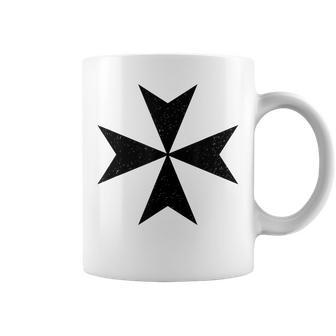 Drapeau Croix De Malte Croix De Malte Chevaliersintage Rétro Tasse - Cadeauxyz