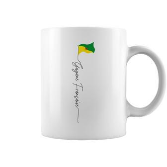 Drapeau Guyane Française Guyane Française Drapeau Guyane Tasse - Cadeauxyz