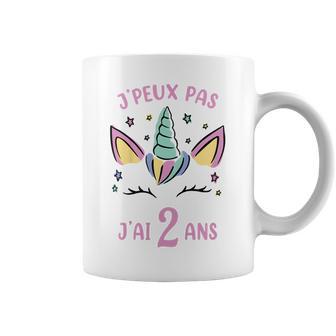 Enfant Anniversaire Licorne Fille J'ai 2 Ans Deux Ans Tasse - Cadeauxyz