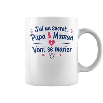 Enfant Annonce Mariage Enfant Humour Papa Et Mamanonte Marier Tasse - Cadeauxyz