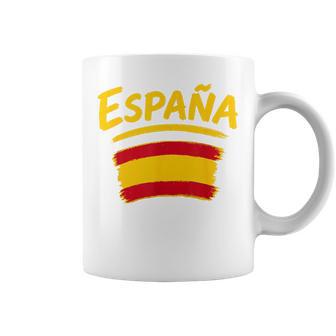 Espagne Drapeau Rouge Et Jaune Homme Enfant Tasse - Cadeauxyz