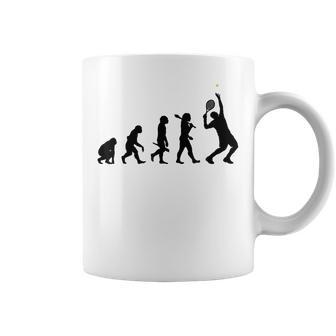 Évolution D'un Joueur De Tennis Tasse - Cadeauxyz