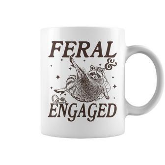 Feral And Engaged Wedding Engagement Bachelorette Coffee Mug - Thegiftio UK
