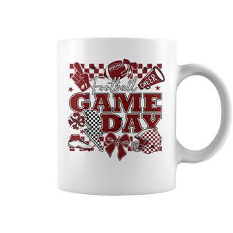 Football Game Day Touchdown Season Cheer Team Spirit Maroon Coffee Mug - Thegiftio UK