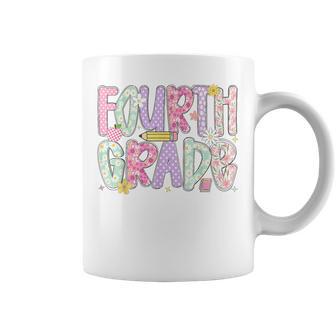 Fourth 4Th Grade Back To School Teacher Girl Hello 4Th Grade Coffee Mug | Seseable UK