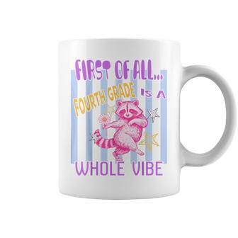 Fourth Grade Raccoon School Student Graphic Coffee Mug - Thegiftio UK