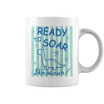Teacher Animal Back To School Ready To Soar Dinosaur Coffee Mug | Seseable UK