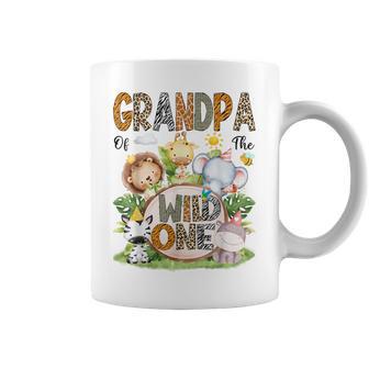 Grandpa Of The Wild One 1St Birthday Safari Jungle Woodland Coffee Mug - Thegiftio UK