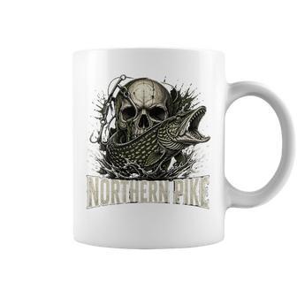 Graphique De Pêche Chasseur De Brochet Du Nord Haut De Gamme Tasse - Cadeauxyz