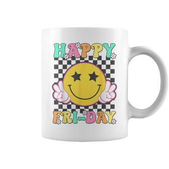 Groovy Happy Friyay Friday Weekend Fri Yay Teacher Coffee Mug | Seseable UK