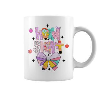 Groovy Head Start Preppy Coquette Bow Headstart Teacher Life Coffee Mug | Seseable UK