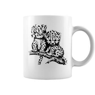 Guépard Motif Gros Chat Afrique Animal Guépards Tasse - Cadeauxyz