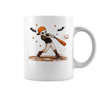 Halloween Skeleton Baseball Costume Boys Kids Coffee Mug | Seseable UK