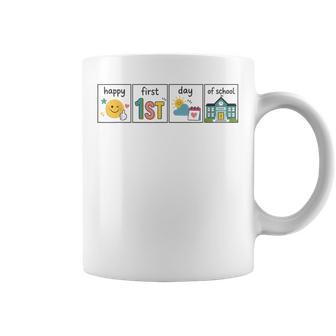 Happy First Day Of School Teacher Back To School Student Coffee Mug | Seseable UK