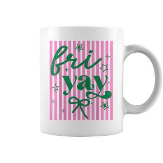 Happy Fri-Yay Fri Yay Teacher Student Friday Weekend Coffee Mug | Seseable UK