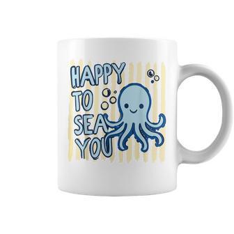 Happy To Sea You Teacher Sea Animals Back To School Coffee Mug | Seseable UK