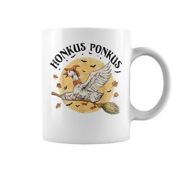 Honkus Ponkus Halloween Witch Goose Vintage Coffee Mug | Seseable UK