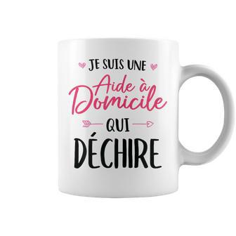 Idée Cadeau Drôle Jeuis Une Aide À Domicile Qui Déchire Tasse - Cadeauxyz