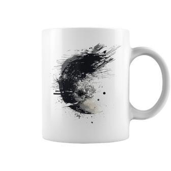 Impresión Luna Artista Dibujo Arte Abstracto Luna Taza de café - Regaloses