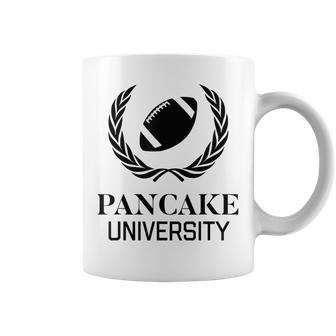 Joueur De Ligne Offensive De Football Américain De L'université Pancake Tasse - Cadeauxyz