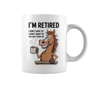 Jubilación Para Hombres Es Estoy Jubilado No Tengo Que Taza de café - Regaloses
