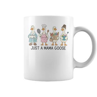 Just A Mama Goose Cute Mother’S Day Mom Humor Graphic Coffee Mug | Seseable UK