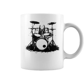 Kit De Batterie Esquisse Drummer École De Musique Tasse - Cadeauxyz