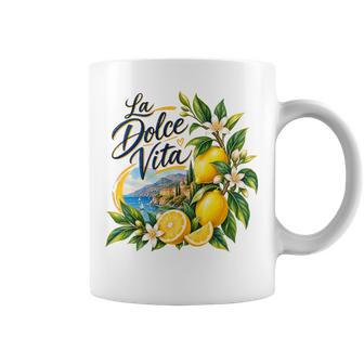 La Dolceita Citron Été Italien Limoncello Côte Amalfitaine Haut De Gamme Tasse - Cadeauxyz