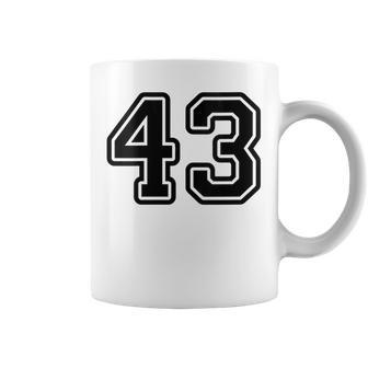 Maillot 43 Noirports Team Jersey Numéro 43 Tasse - Cadeauxyz