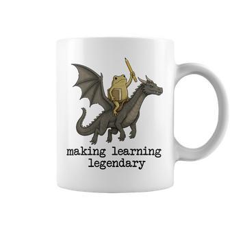 Making Learning Legendary Frog Dragon Teacher Teaching Coffee Mug - Thegiftio UK