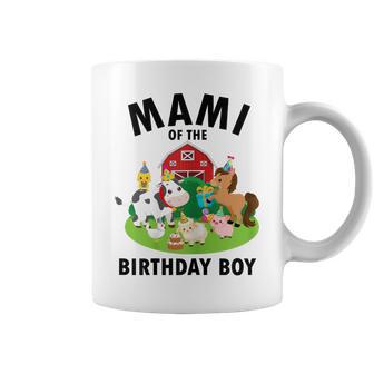 Mami Of The Birthday Boy Farm Animals Farm Theme Party Coffee Mug - Thegiftio UK