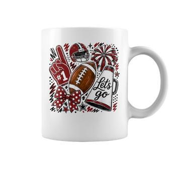 Maroon Game Day Team High School Football Cheer Mom Spirit Coffee Mug | Seseable UK