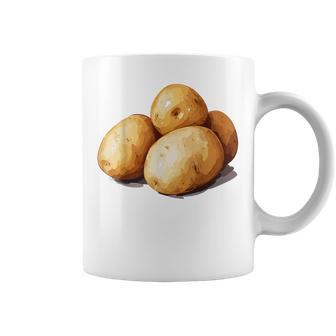Motif Pomme De Terre Et Légumes Tasse - Cadeauxyz