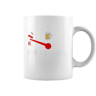 I Need A Beer おもしろ飲料燃料走行距離計 I Need Beer コーヒーマグ - Kawaiitshirt