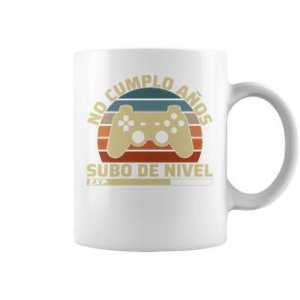 No Cumplo Añosubo De Nivel Divertido Gamer Cumpleaños Taza de café - Regaloses
